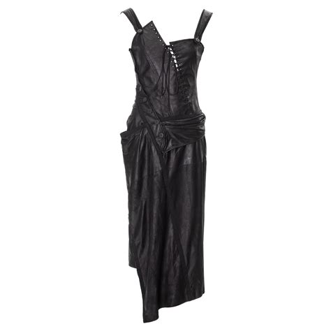 dior black leather dress|christian Dior look alike dresses.